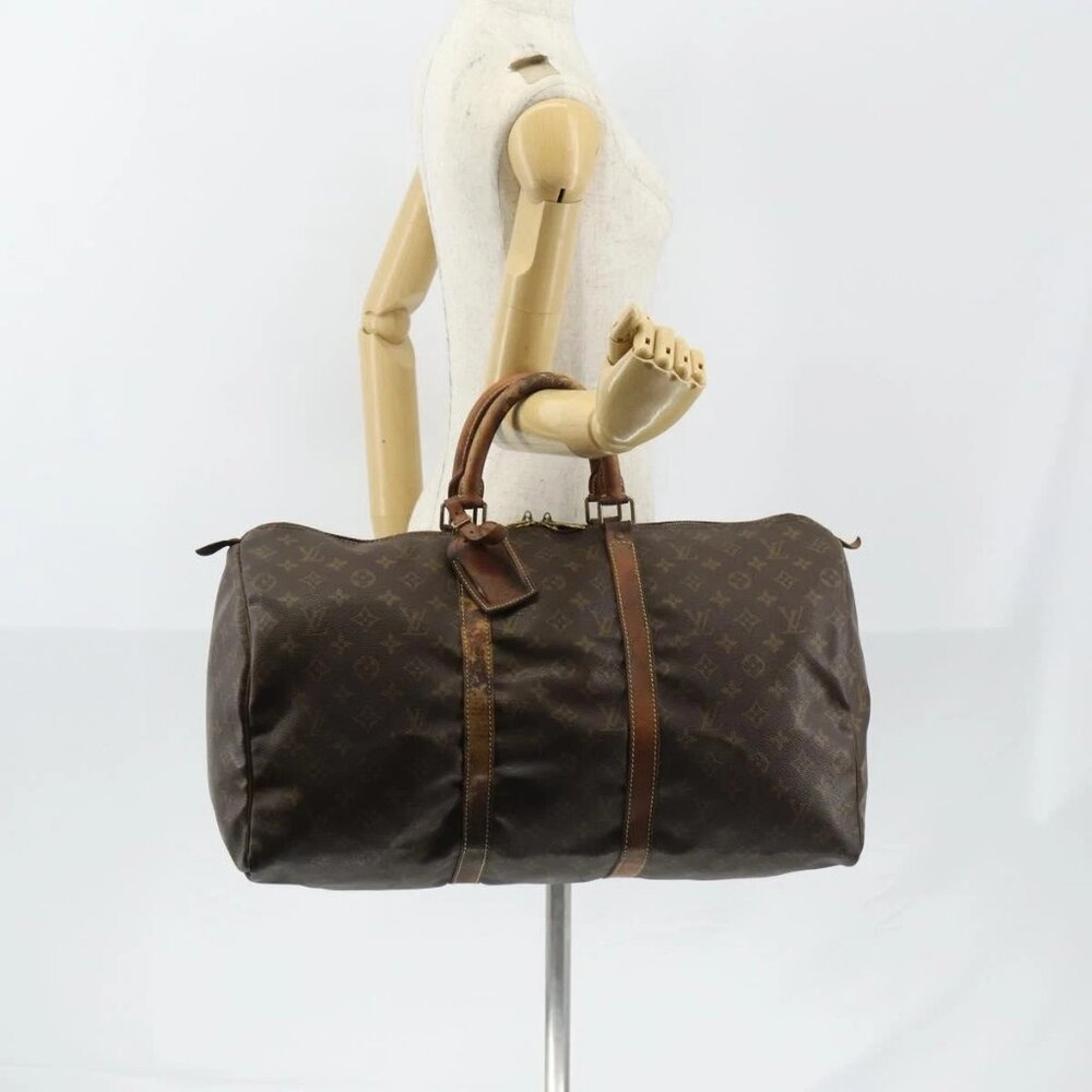 LOUIS VUITTON Monogram Keepall 50 Boston Bag - Picture 14 of 16